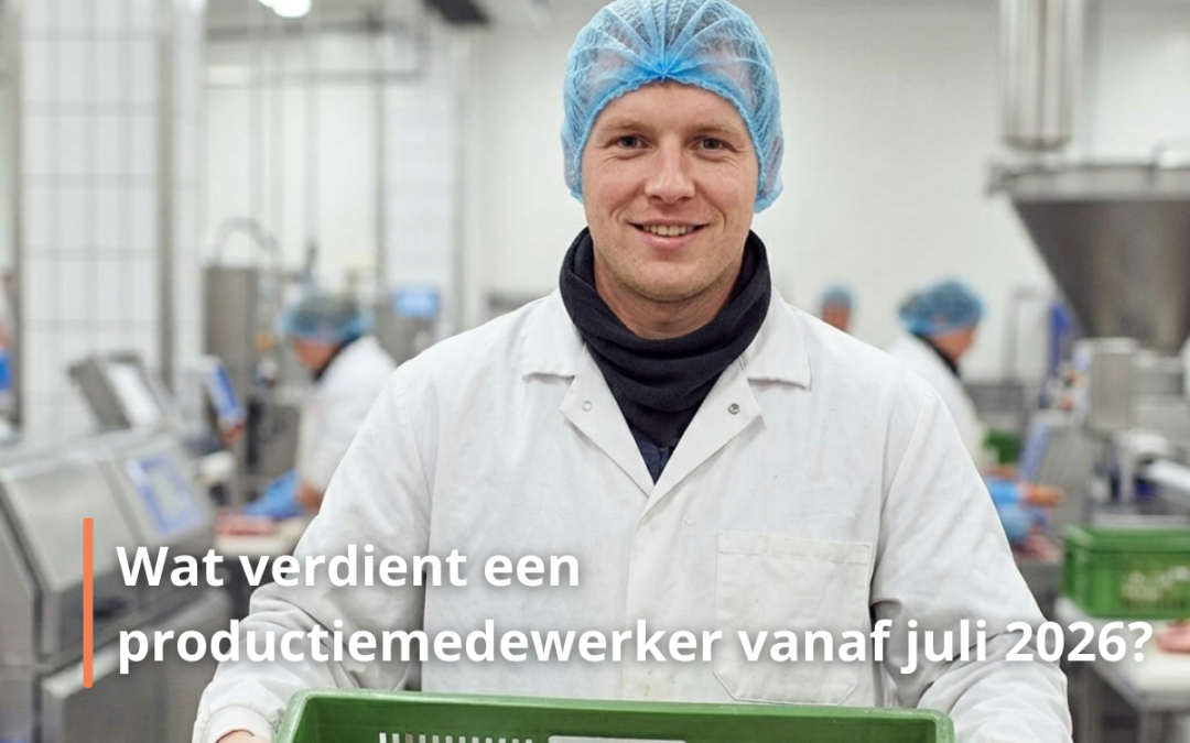 Wat verdient een productiemedewerker vanaf juli 2026?